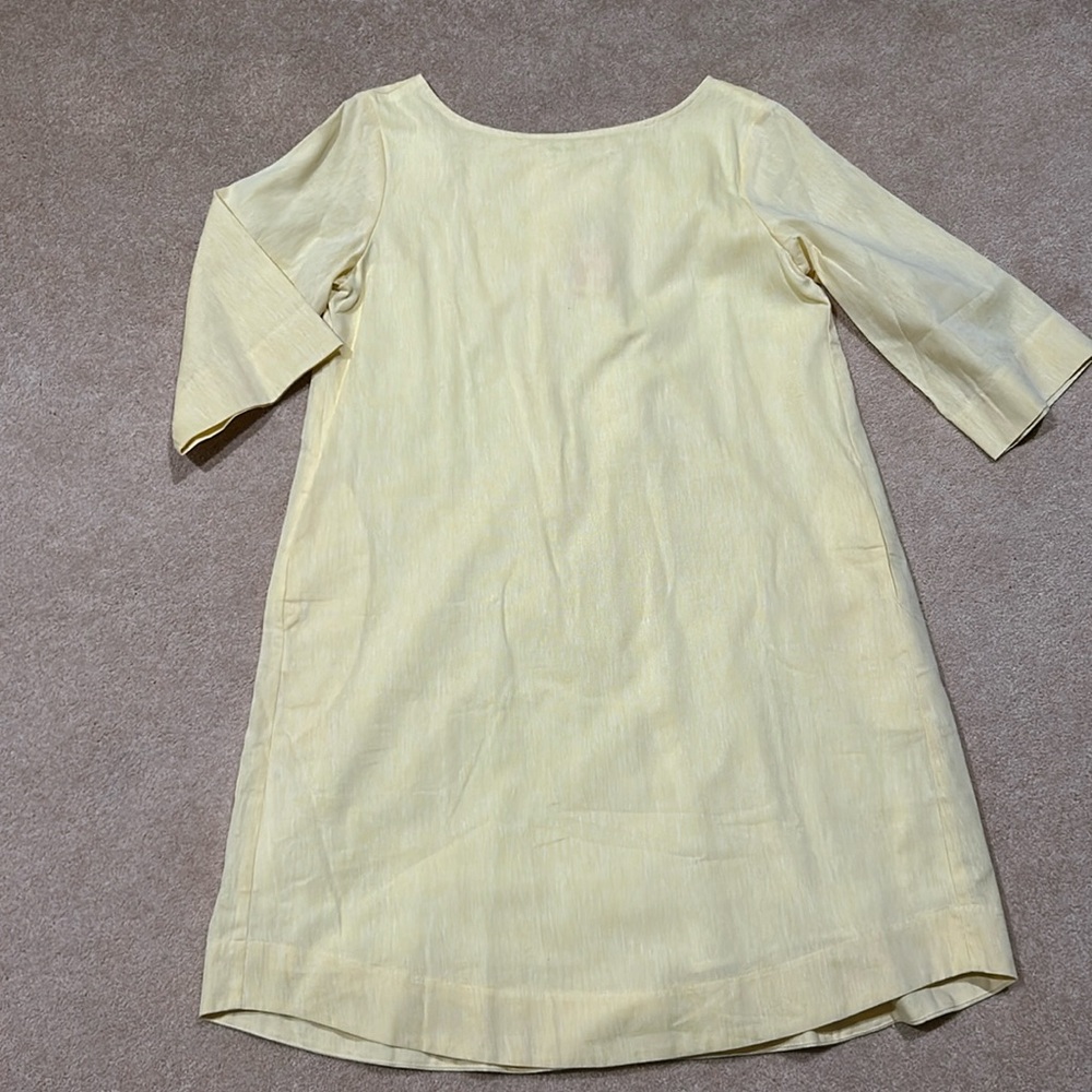 NWT Roller Rabbit yellow Lorena shift dress size M